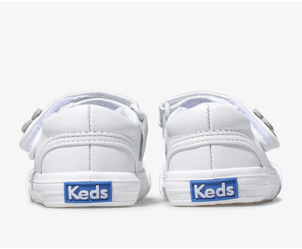 Slip Ons Keds Niños Blancas - Ella Mary Jane - 647-CMTIAZ